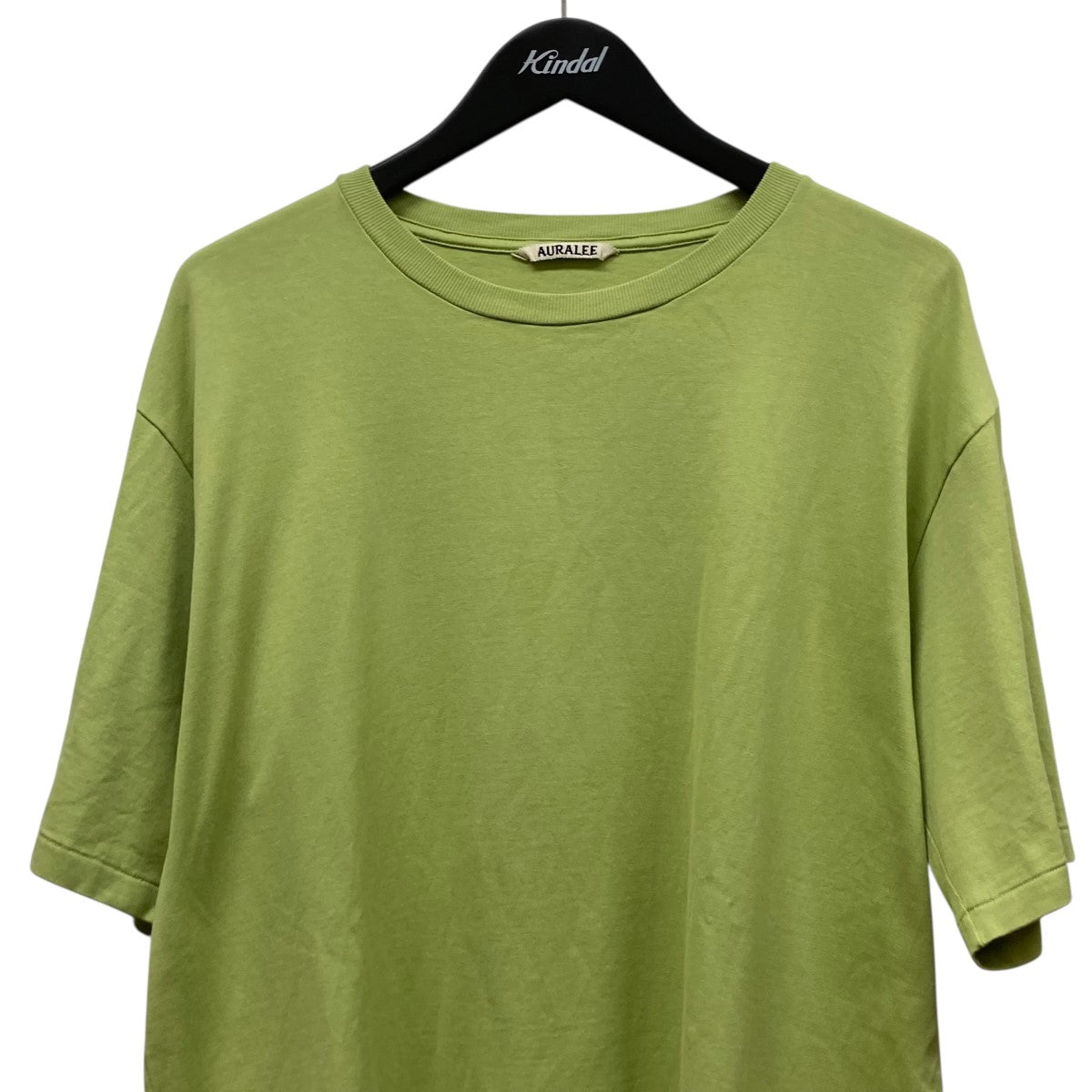AURALEE(オーラリー) 半袖TシャツA00SP02GT A00SP02GT 黄緑