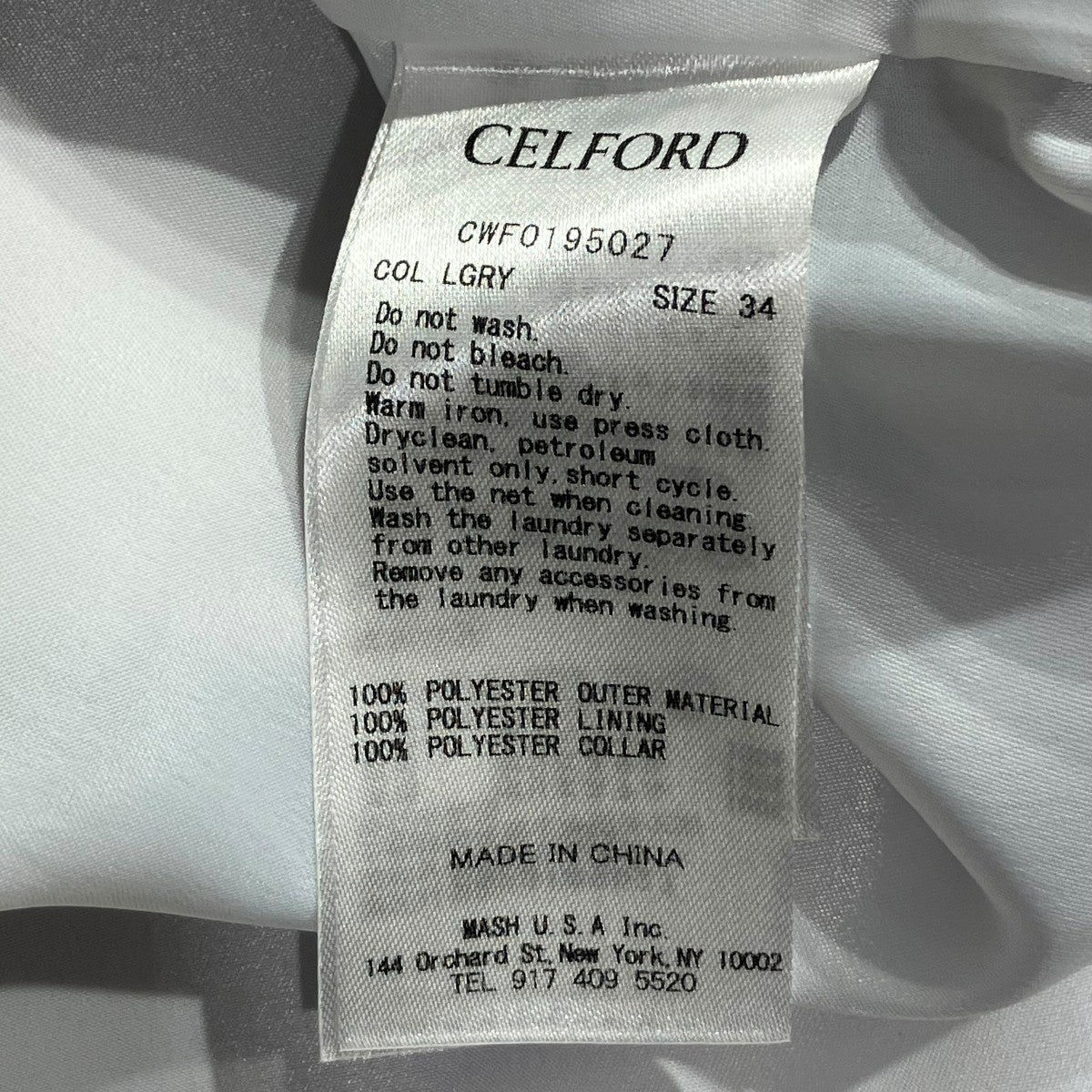 CELFORD(セルフォード) レース衿タックタイトワンピースCWF0195027