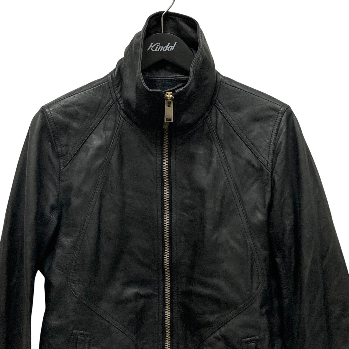 RICK OWENS INTARSIA レザージャケット 46 Rick Owens 'Intarsia' Calf Leather Jacket (FW2014) – VILIS