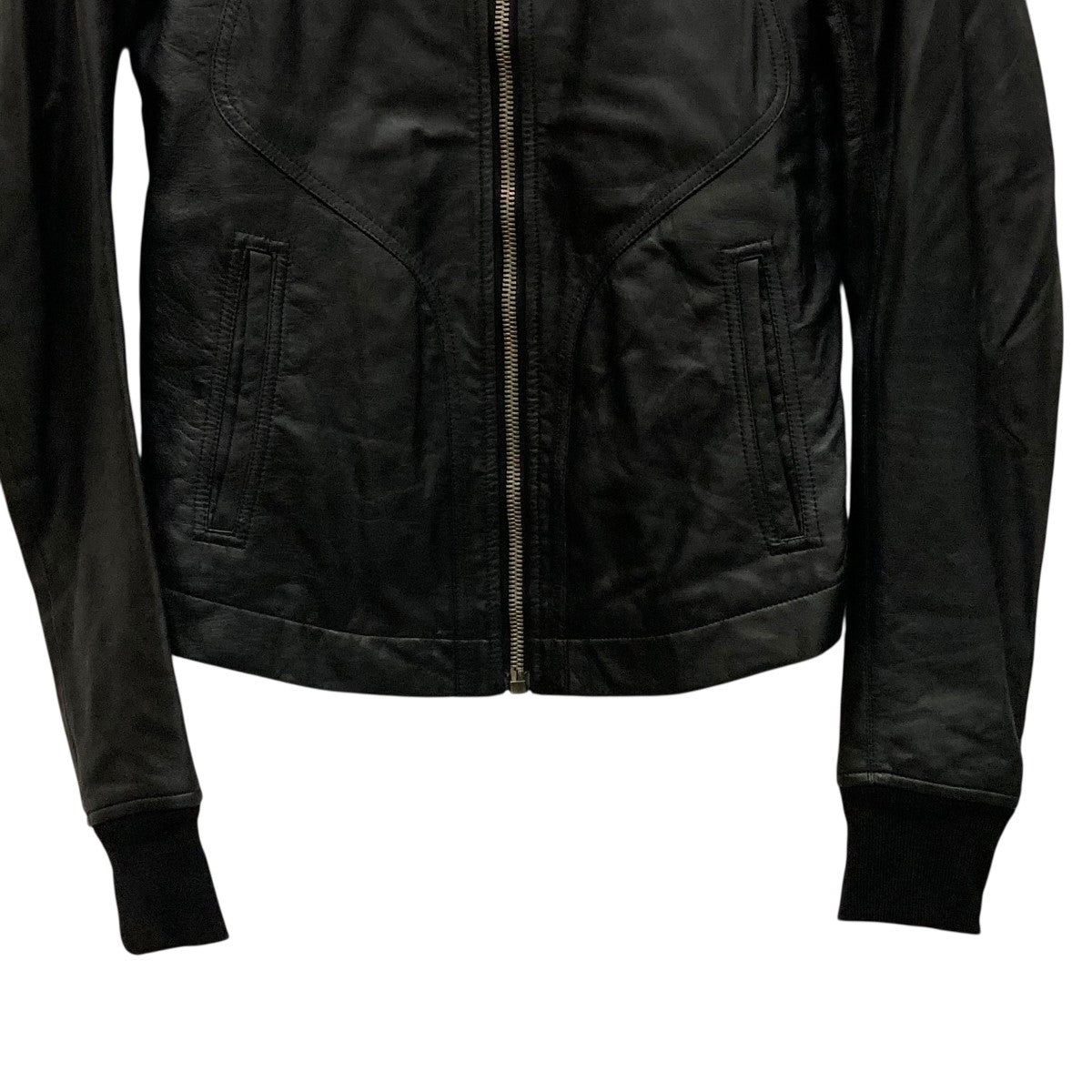 RICK OWENS(リックオウエンス) 13AWINTARSIA HIGH NECKレザー