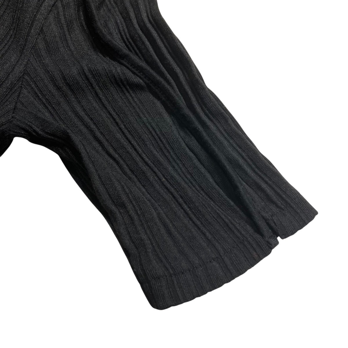 ランダムリブハーフスリーブカットソー162320013