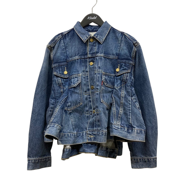 sacai デニムポンチョコード付オーバーサイズ sacai デニムポンチョコード付オーバーサイズ sacai デニムポンチョ