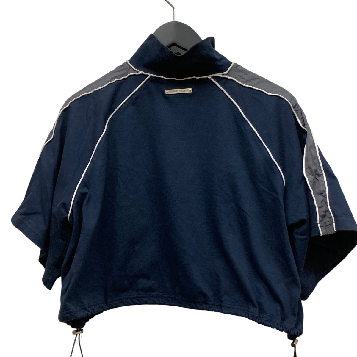 美品❤BRIEFING 3Dロゴ ハイネック  ハーフジップ ネイビー⭐ PRANK PROJECT(プランクプロジェクト) Bicolor Cropped Zip Tops