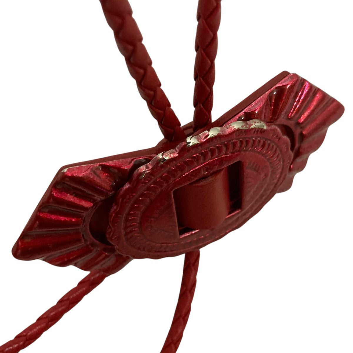 Motif leather loop tieループタイ