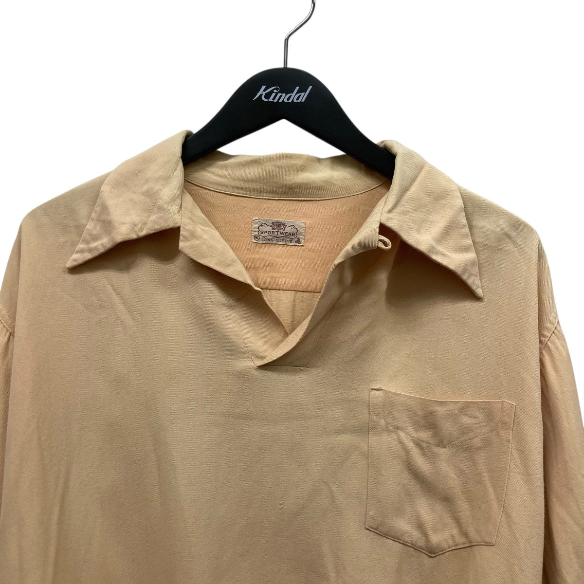 SPORTWEAR 40S長袖プルオーバーシャツ 古着・中古-3枚目のアイテム画像