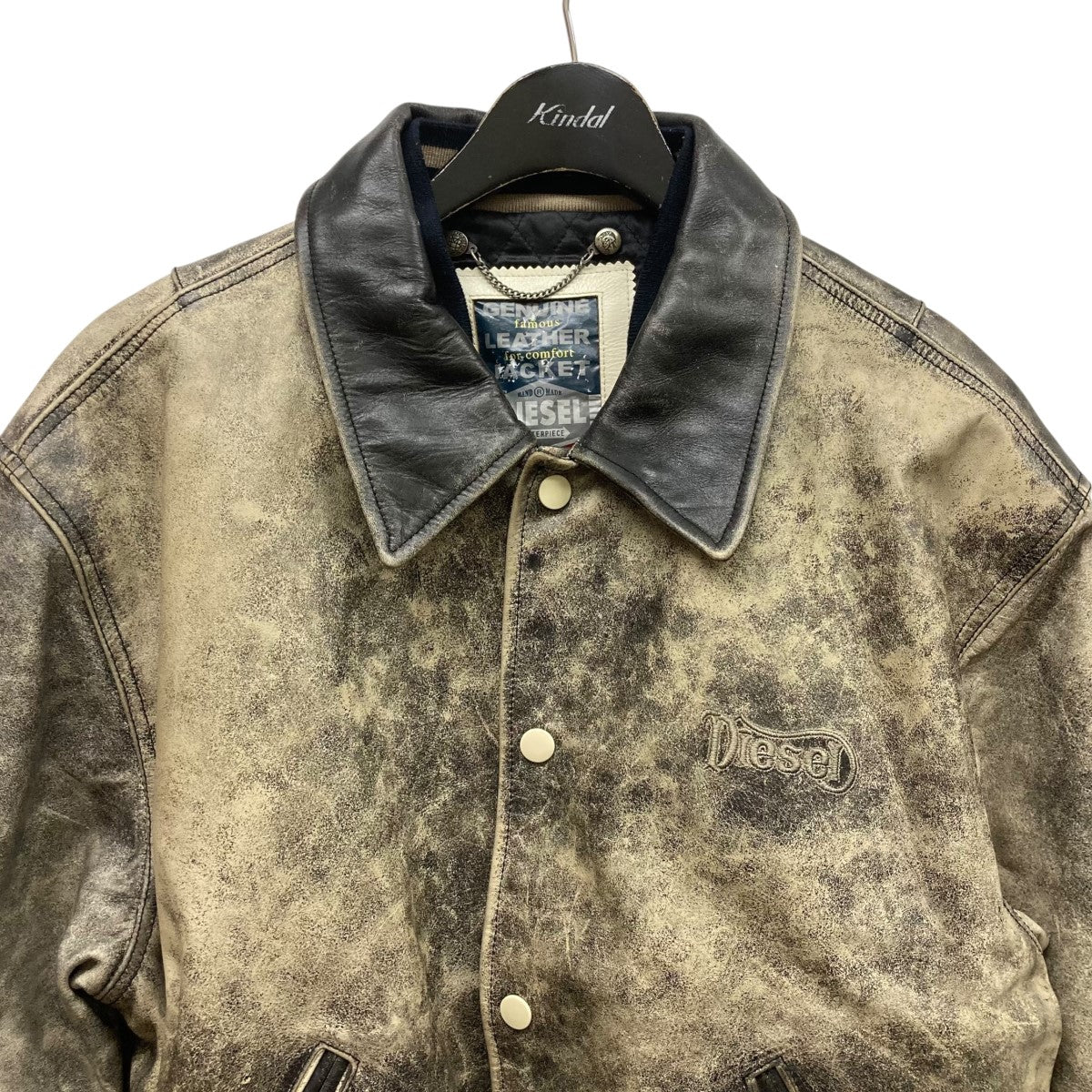 DIESEL レザージャケット DIESEL(ディーゼル) レザージャケット A05087 ブラック サイズ S