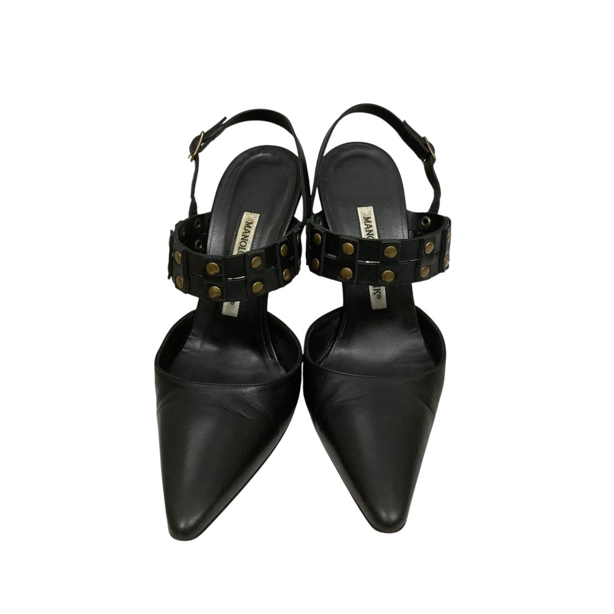 【美品】マノロブラニク　アンクルストラップ　ハイヒール・パンプス　36 1/2 MANOLO BLAHNIK(マノロブラニク) / マノロブラニク/アンクル