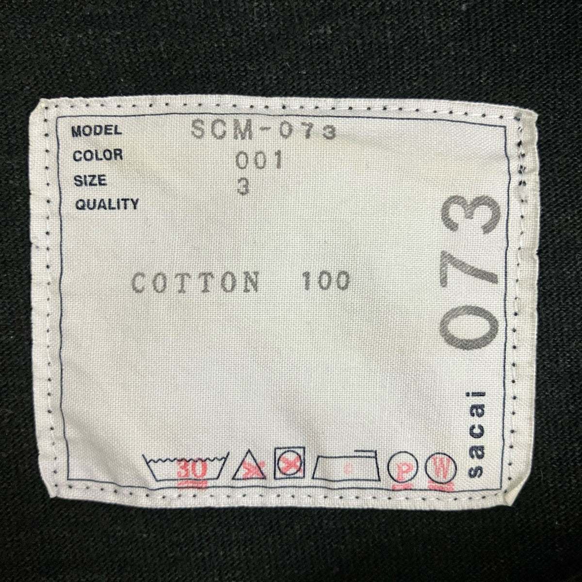 Cotton Jersey T-ShirtƒTƒCƒhƒXƒŠƒbƒgTƒVƒƒƒcSCM-073