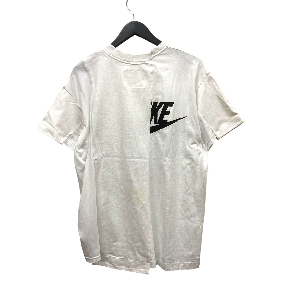 サイズXL NIKE×sacai ナイキ×サカイ 再構築Tシャツ ホワイト sacai NIKE / ウィメンズ ハイブリッド 再構築 Tシャツ / 2019SS