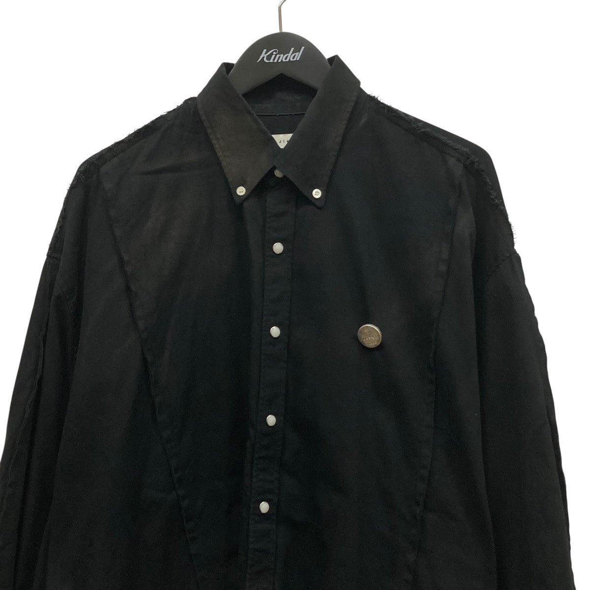 Jieda(ジエダ) 24SSSPRAY B．D CUTTING OVER SHIRTスプレー加工
