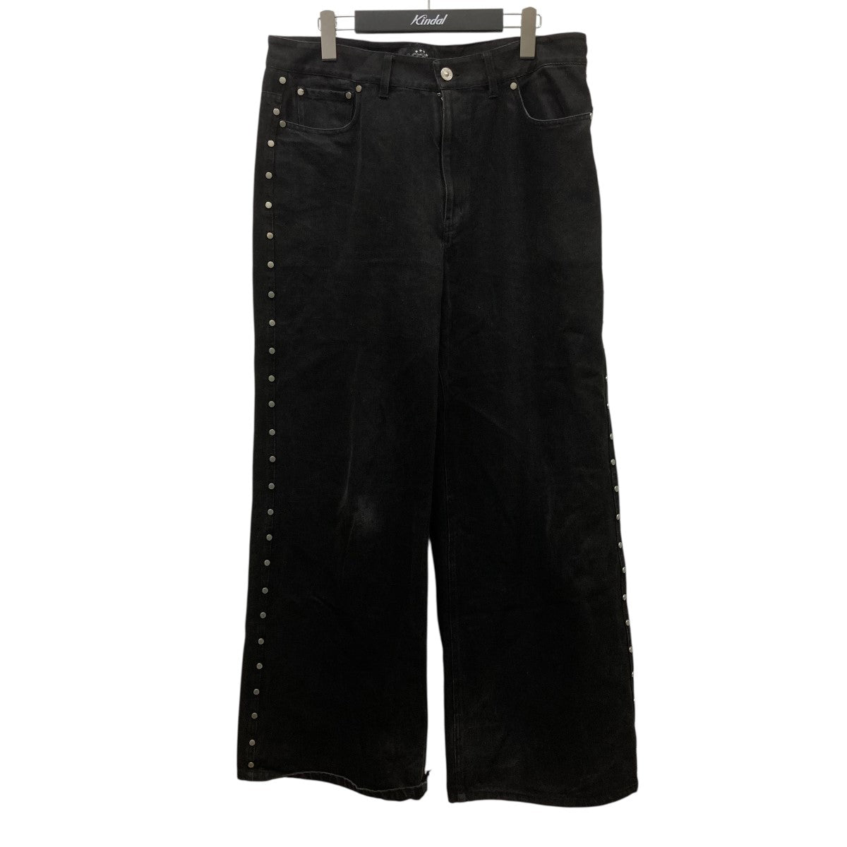 パンツ AFB supper baggy denim SUPER BAGGY STUDDED PANTS(M BLACK): AFB: MENS｜CONZ ONLINE STORE