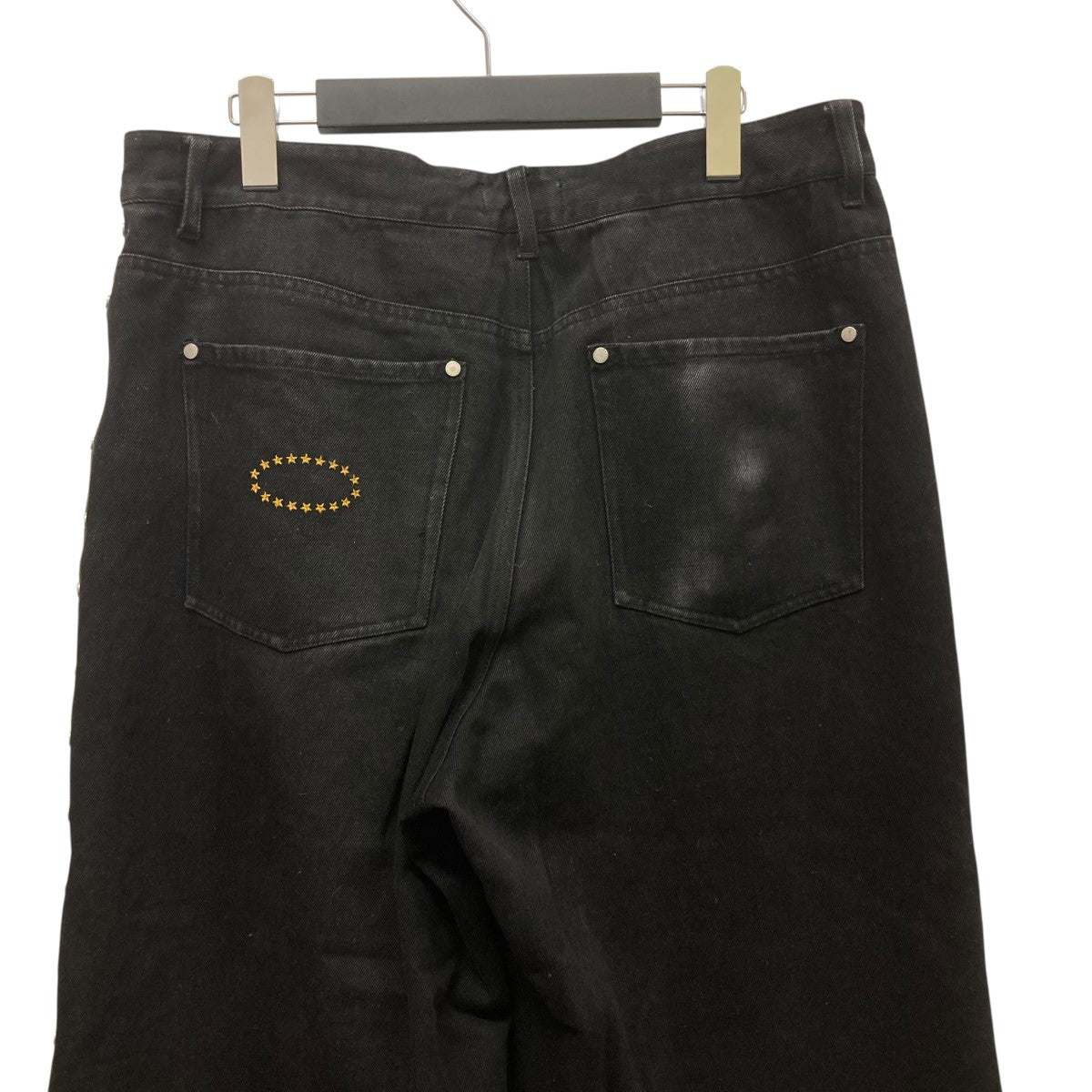 パンツ AFB supper baggy denim SUPER BAGGY STUDDED PANTS(M BLACK): AFB: MENS｜CONZ ONLINE STORE