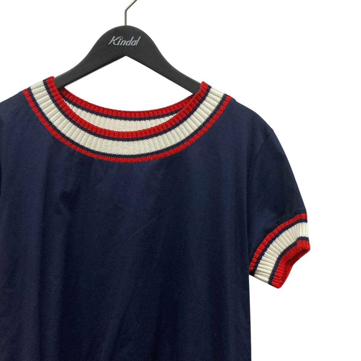 MONCLER(モンクレール) ニットドッキング半袖ニカットソー