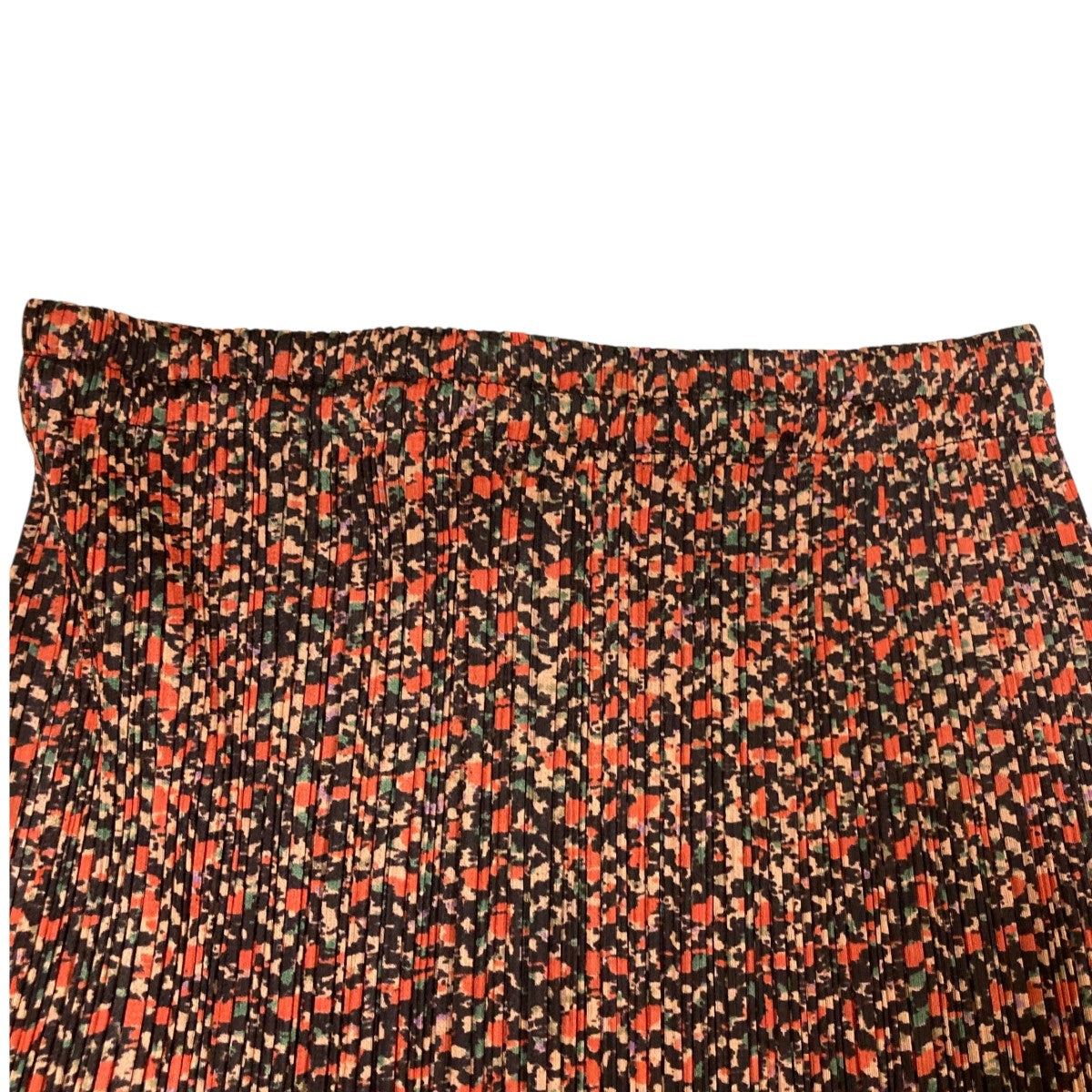 PLEATS PLEASE 総柄プリーツスカート 古着・中古-3枚目のアイテム画像