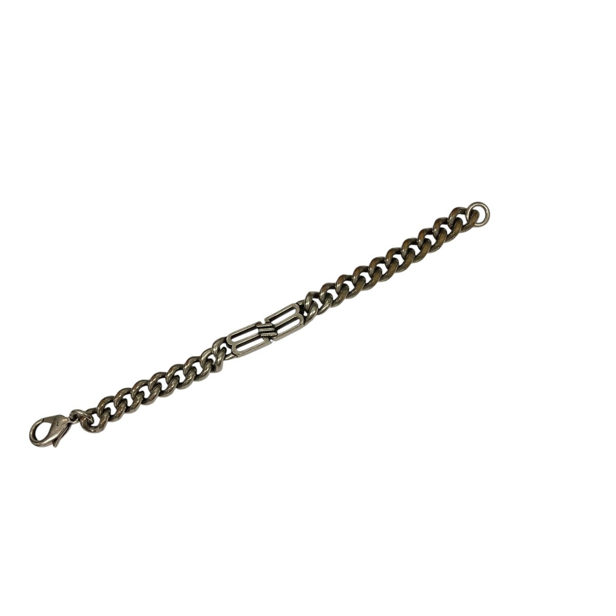 BALENCIAGA チェーンブレスレット新品同様 BALENCIAGA(バレンシアガ) チェーンブレスレット シルバー