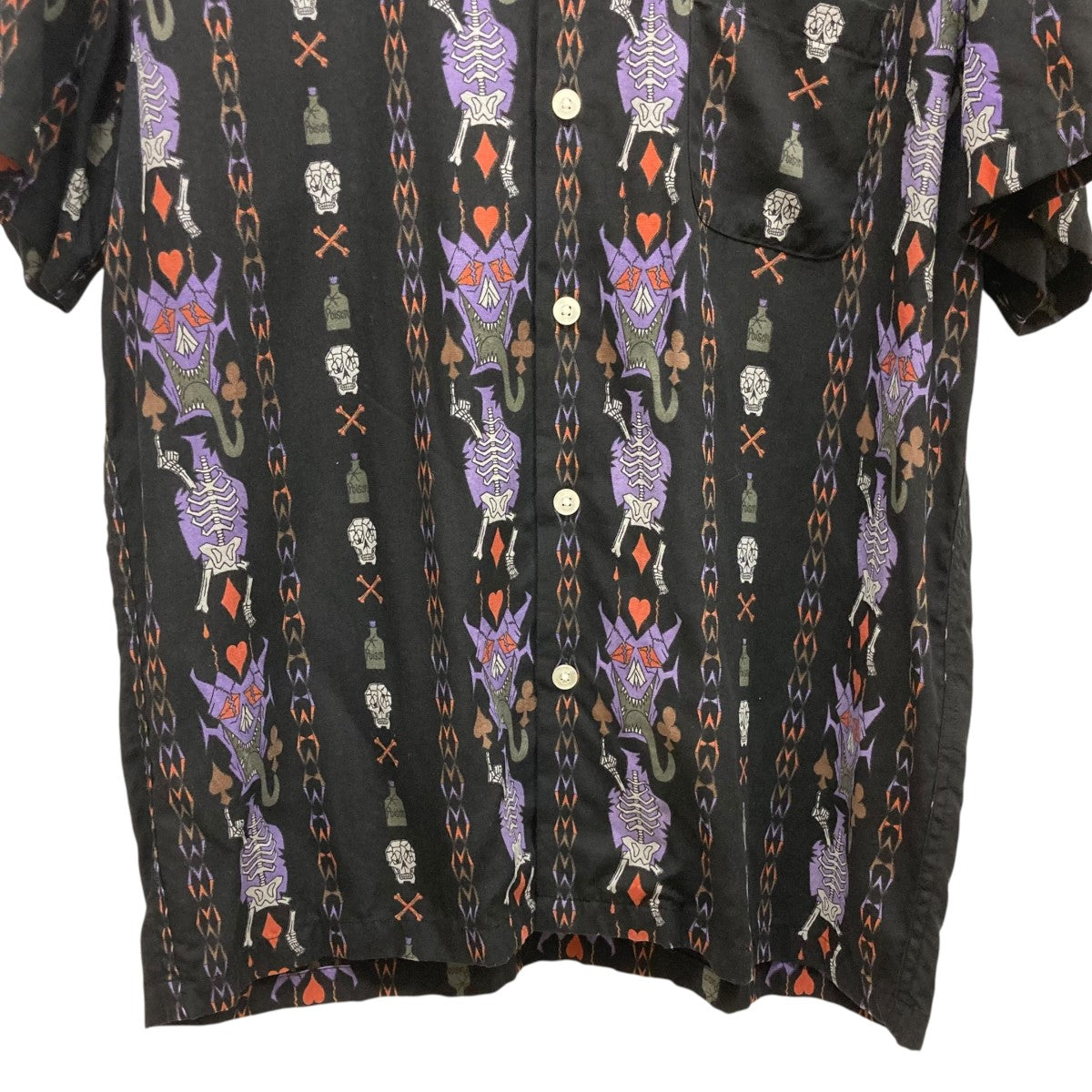 ワコマリアシャツWACO MARIA WACKO MARIA ワコマリア x WOLF'S HEAD ウルフズヘッド S/S