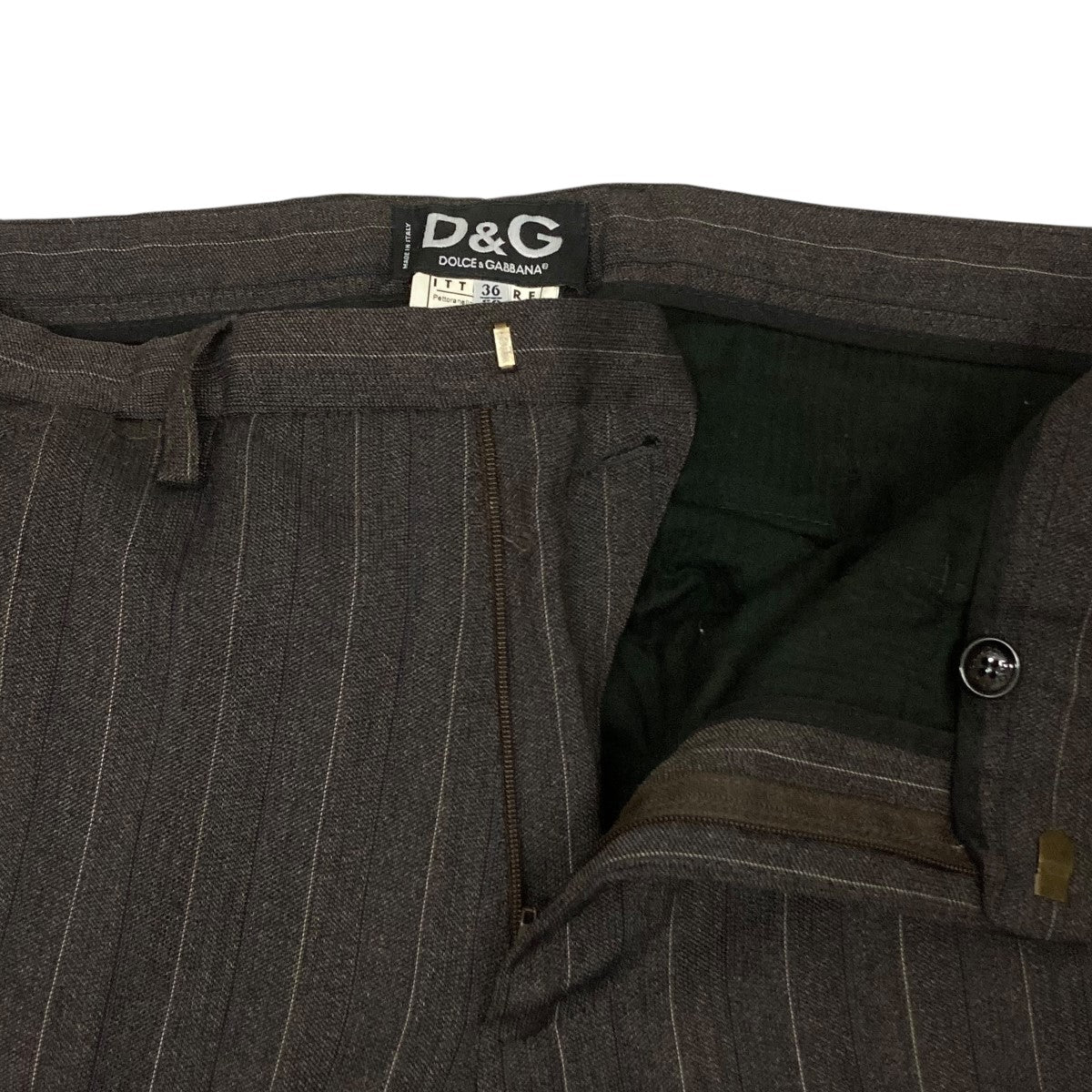 DOLCE&GABBANA ウールストライプスラックス 48サイズ DOLCE ＆ GABBANA(ドルチェアンドガッバーナ) ストライプ