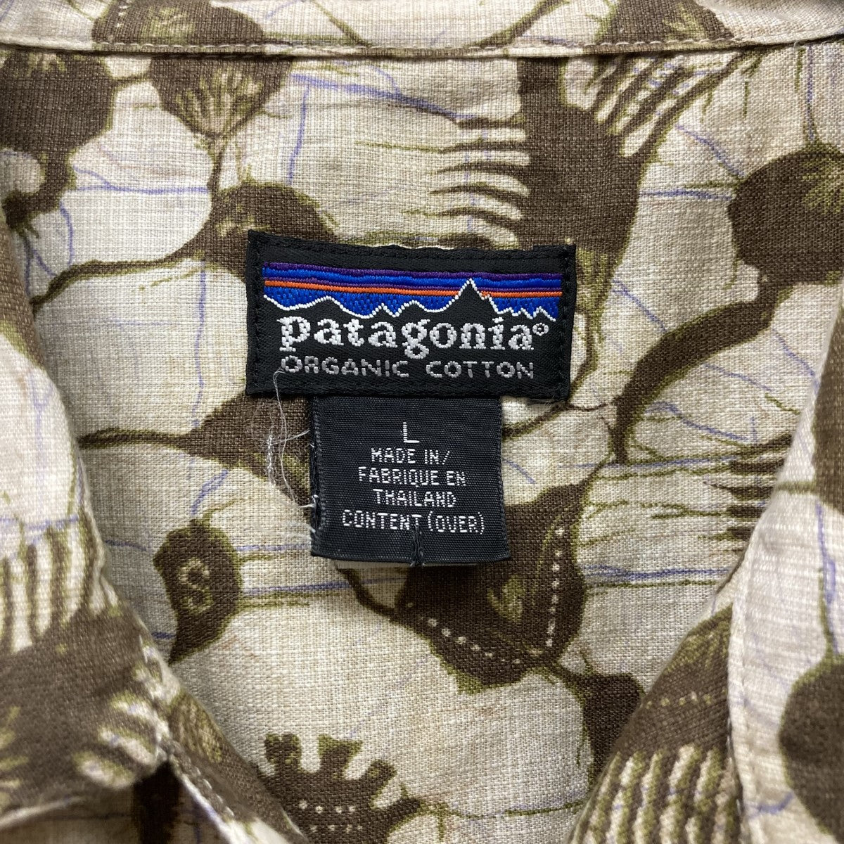 Patagonia 2002年製総柄プリントシャツ 古着・中古-6枚目のアイテム画像