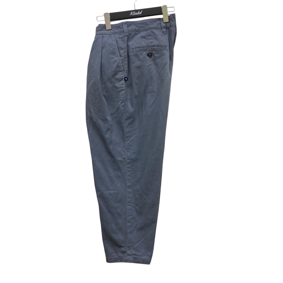 超美品 3 DESCENDANT DC-3 Wide パンツ wtaps チノ DESCENDANT(ディセンダント) チノパンDC-3 DC-3 ブルー×グレー