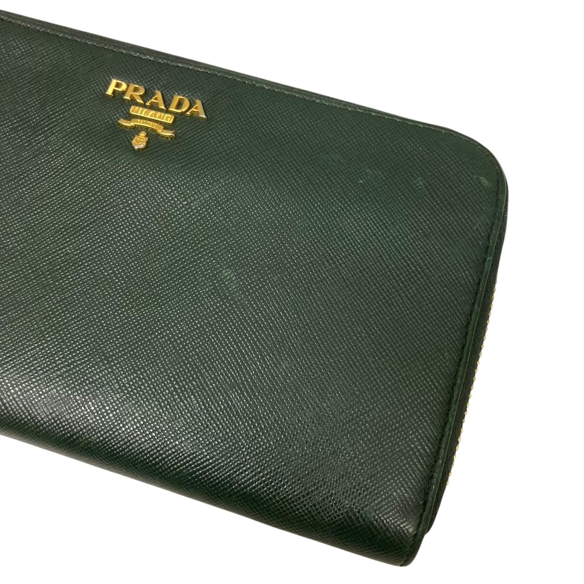 PRADA(プラダ) サフィアーノレザーラウンドジップ長財布