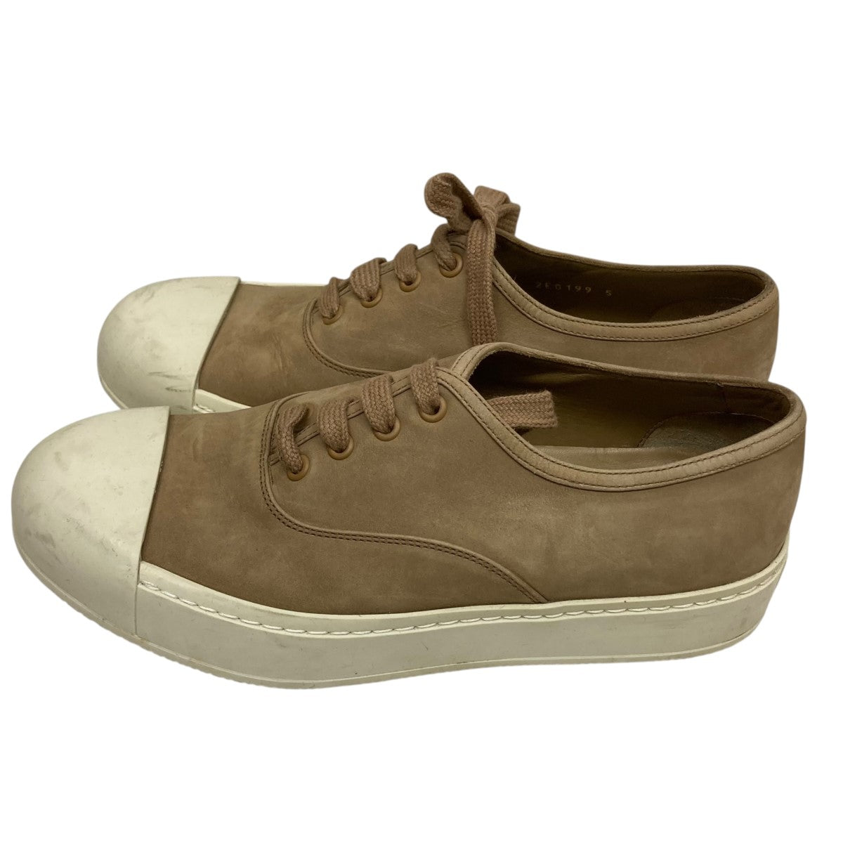 PRADA(プラダ) スエードスニーカー2EG199 2EG199 ブラウン サイズ 5