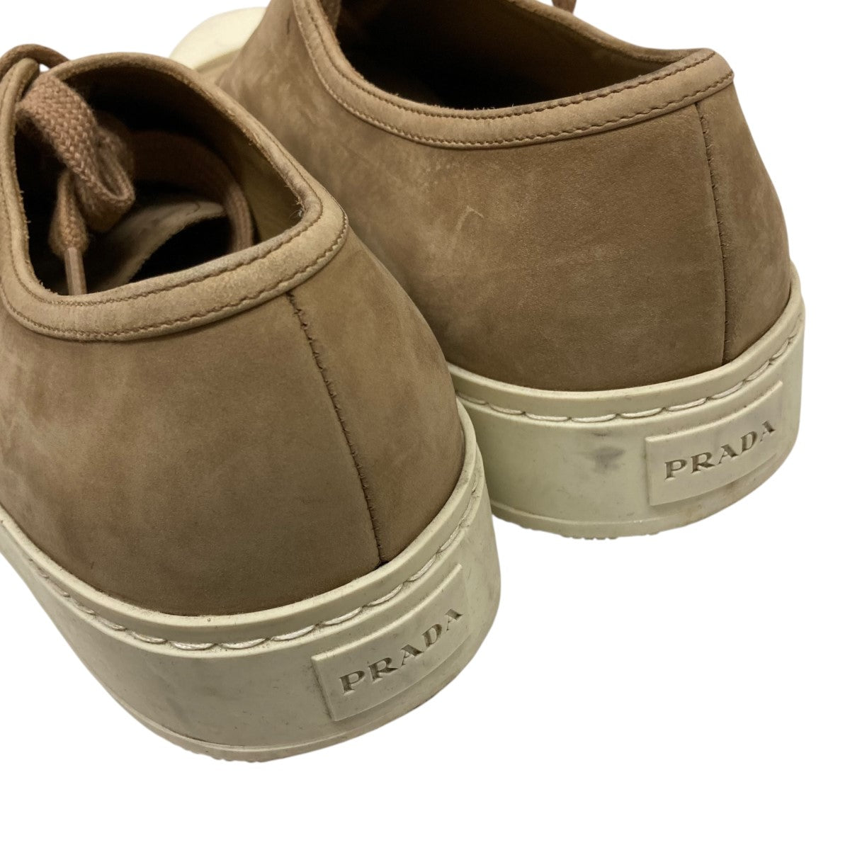 PRADA(プラダ) スエードスニーカー2EG199 2EG199 ブラウン サイズ 5
