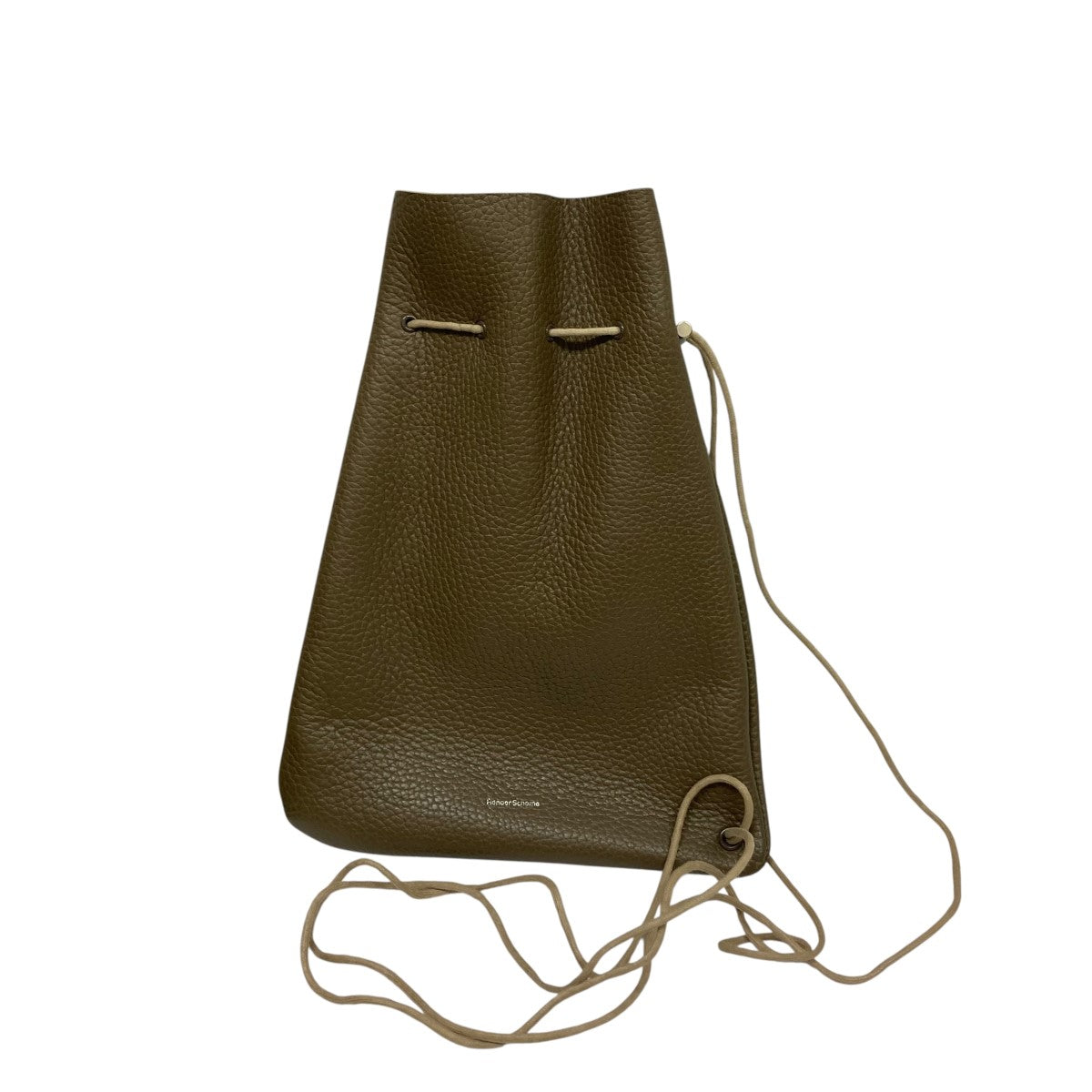 Hender Scheme 巾着 バッグ ベージュ Hender Scheme(エンダースキーマ) zacc巾着ショルダーバッグ