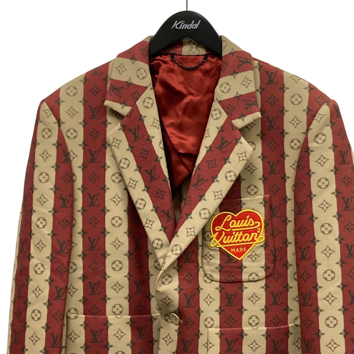 LOUIS VUITTON×NIGO 22SSモノグラムストライプテーラード