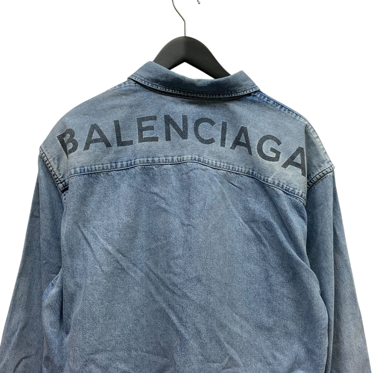 BALENCIAGA(バレンシアガ) バックロゴデニムシャツ509534 509534