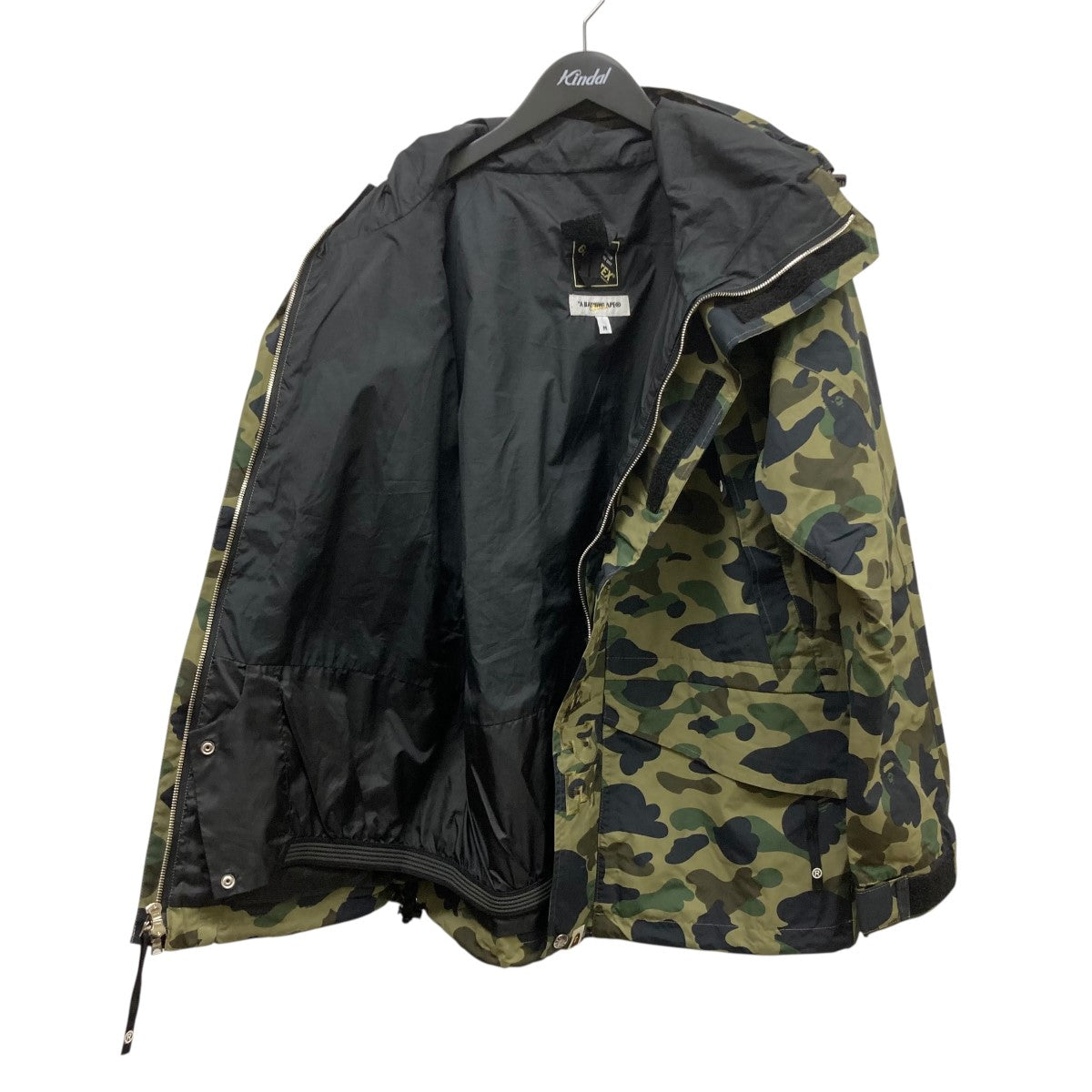 GORE TEX 1st camo yellowジップアップカモ柄ジャケット