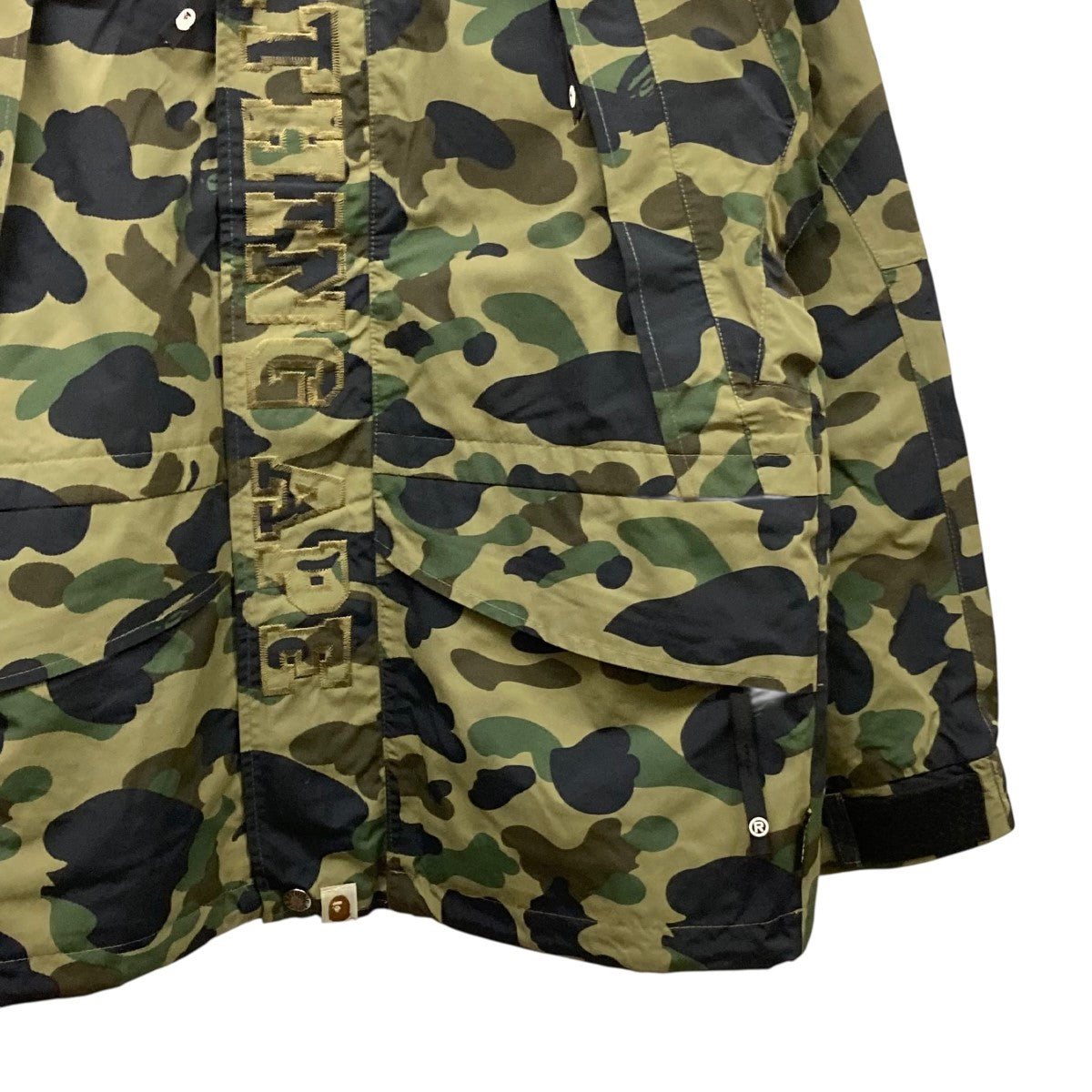 GORE TEX 1st camo yellowジップアップカモ柄ジャケット