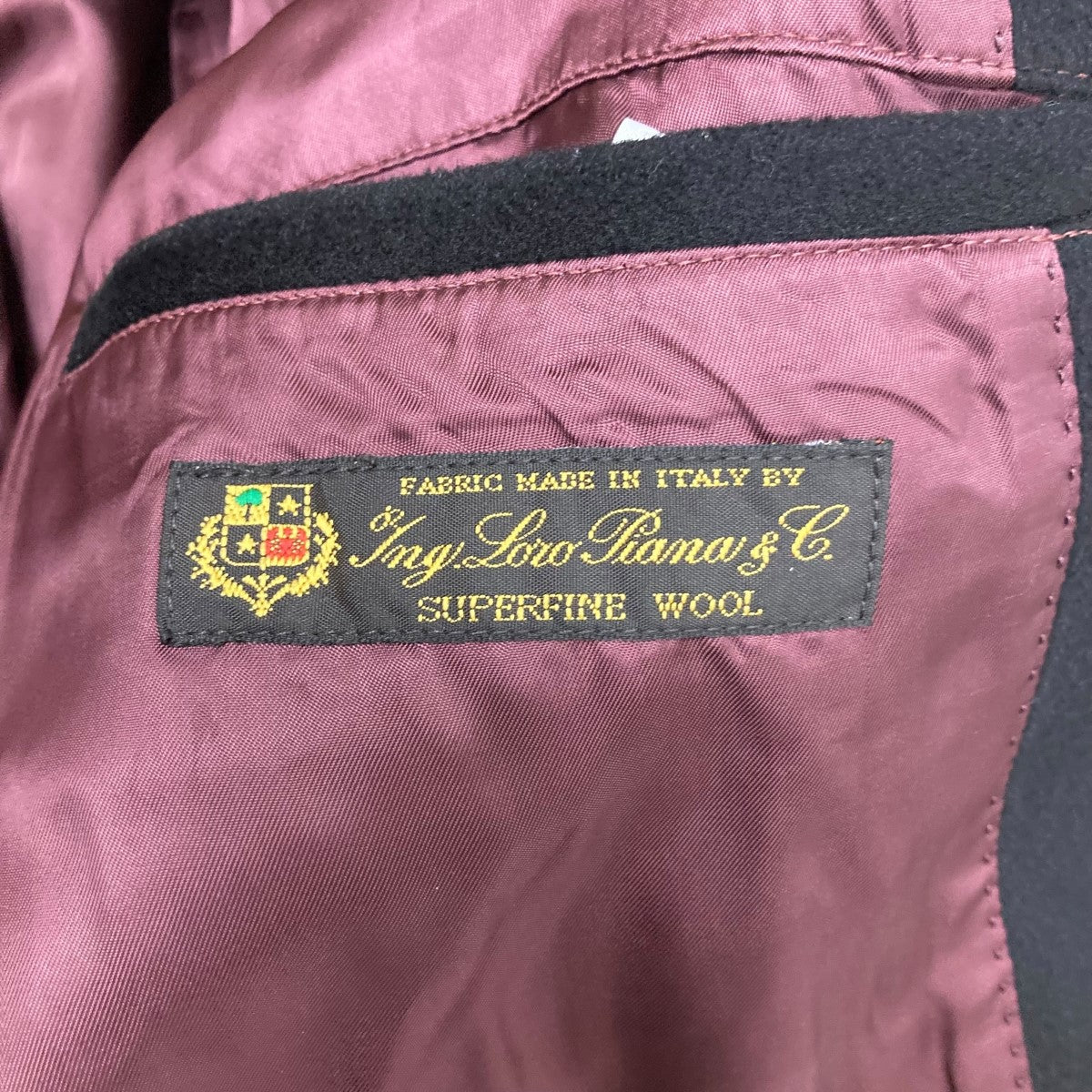 Supreme×LORO PIANA Chesterfield coatベロアチェスター