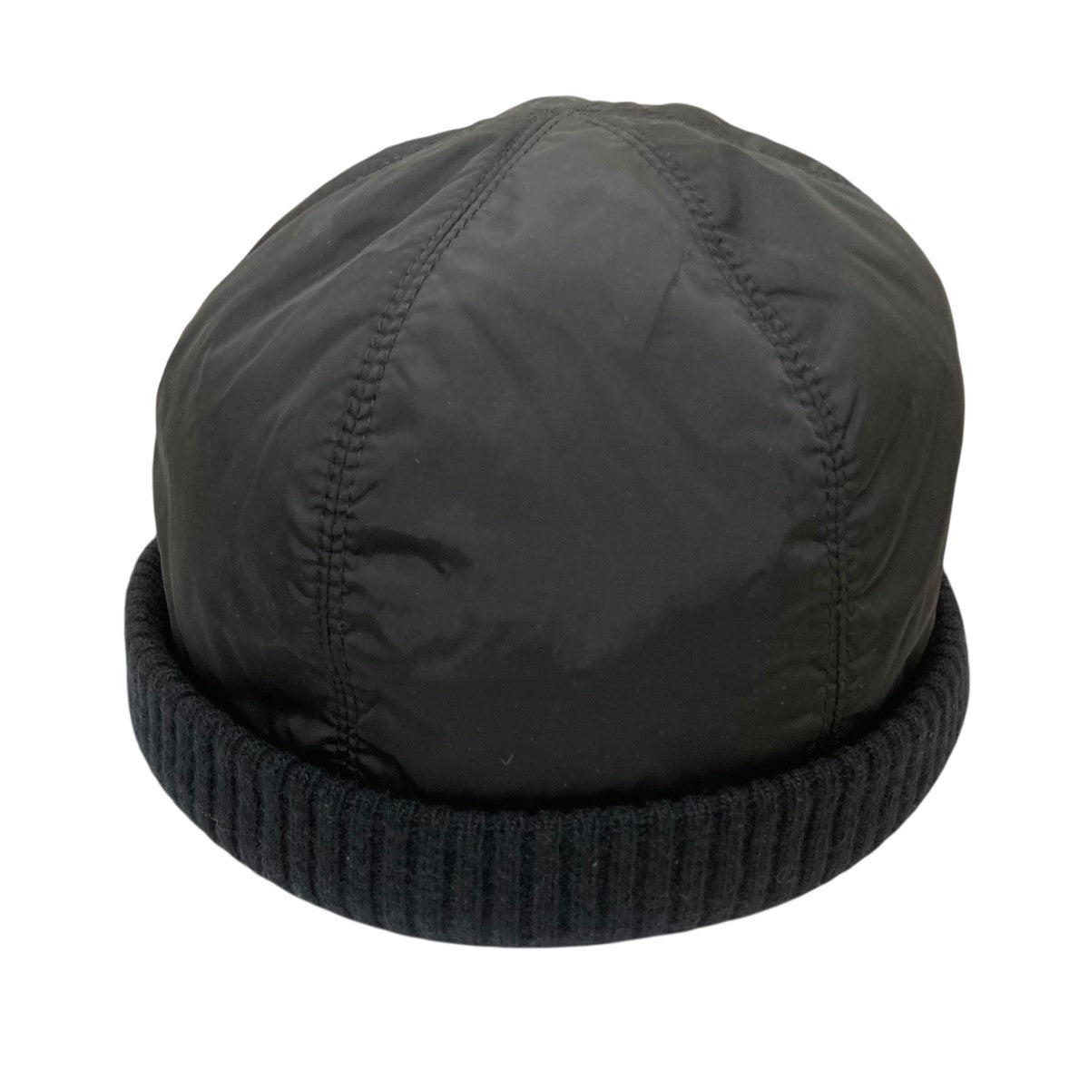 PRADA(プラダ) ナイロンウールビーニー ブラック サイズ M｜【公式