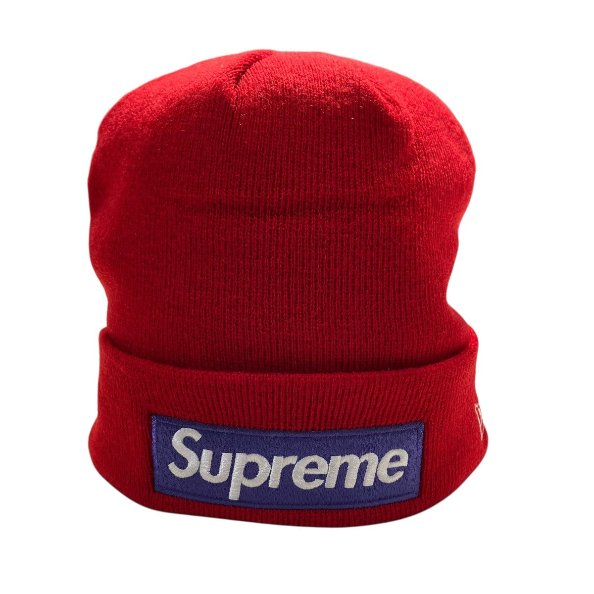Supreme ニット帽 都市名デザイン Supreme×New Era Box Logo Beanieニット帽 レッド サイズ 記載