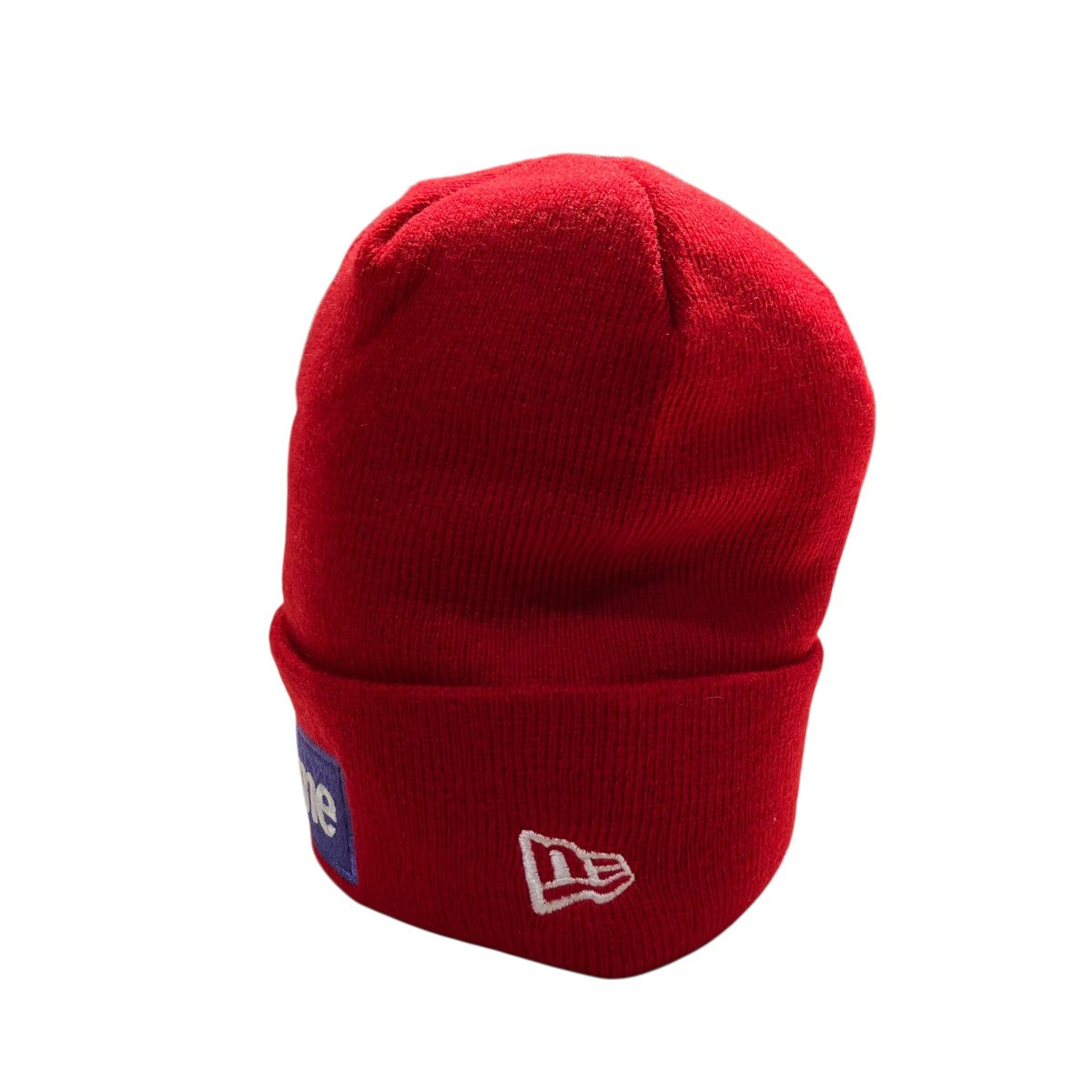 Supreme×New Era Box Logo Beanieニット帽 レッド サイズ 記載