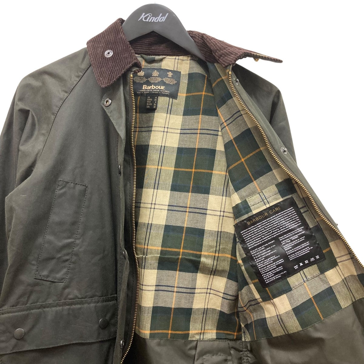 Barbour オイルドジャケット UK 38 オリーブ 全国通販】VINTAGE 88s Barbour