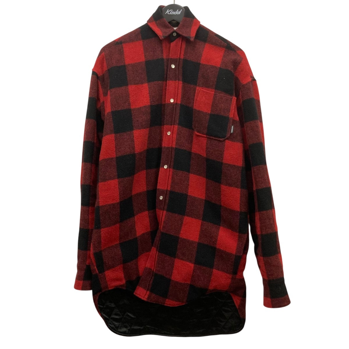 VETEMENTS ヴェトモン チェックウールジャケット VETEMENTS(ヴェトモン) オーバーサイズフランネルチェックシャツ