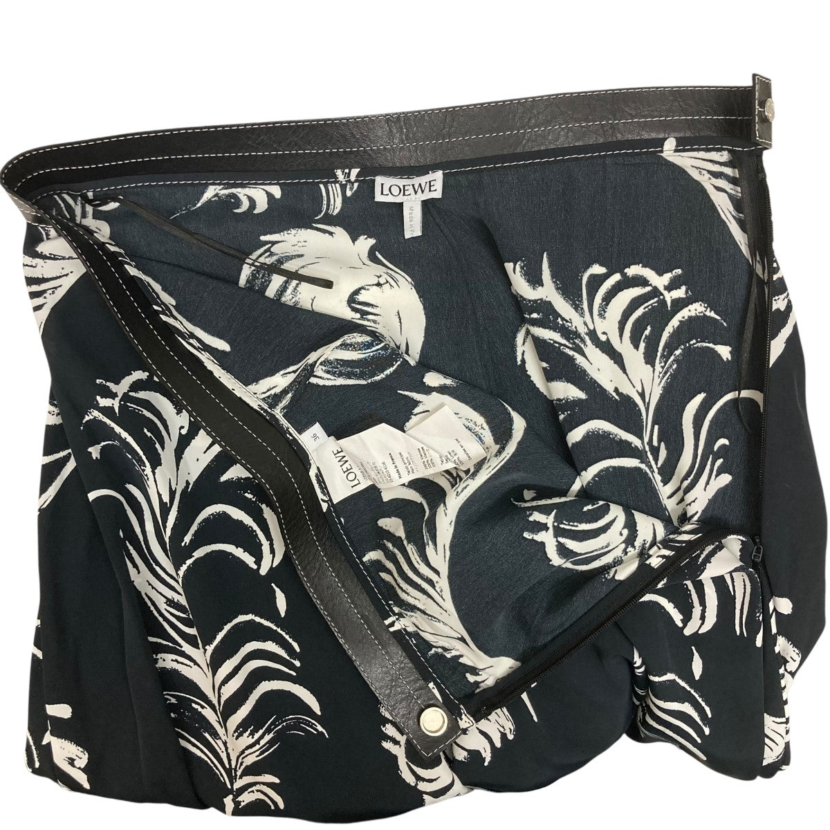 LOEWE(ロエベ) 総柄スカートS2295210TM S2295210TM ネイビー