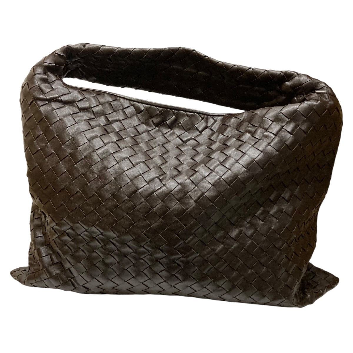 極美品✨　BOTTGAVENETA イントレチャート  トートバッグ　ブラウン ブラックスモール イントレチャート ファスナー トートバッグ