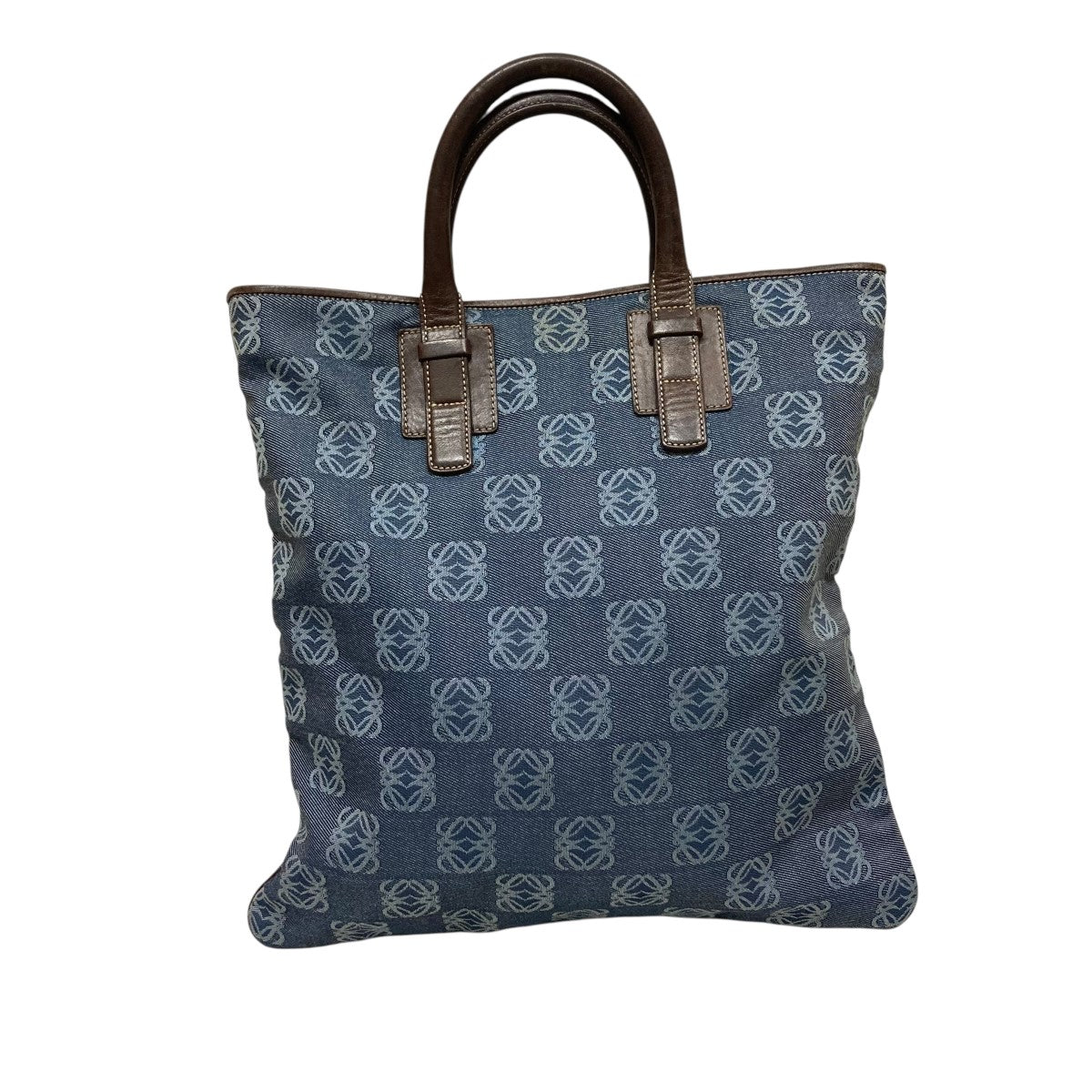 極美品LOEWE ロエベ アナグラム　かごバッグ ハンドバッグ LOEWE ☆ アナグラム バスケット かごバッグ (LOEWE/かごバッグ