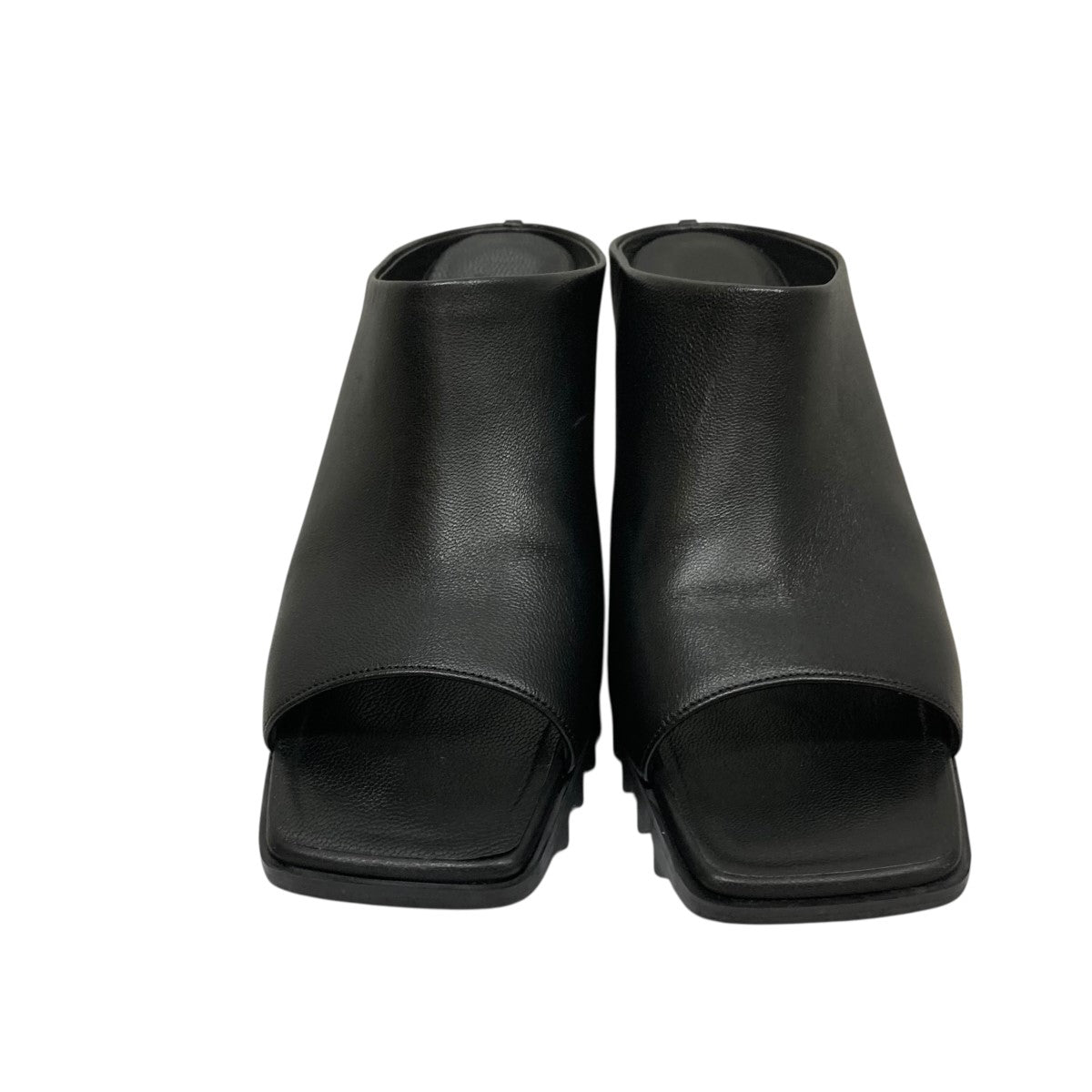 PELLICO ブラック ウェッジソールサンダル 36 PELLICO サンダル 黒 ウェッジソール PELLICO - PELLICO