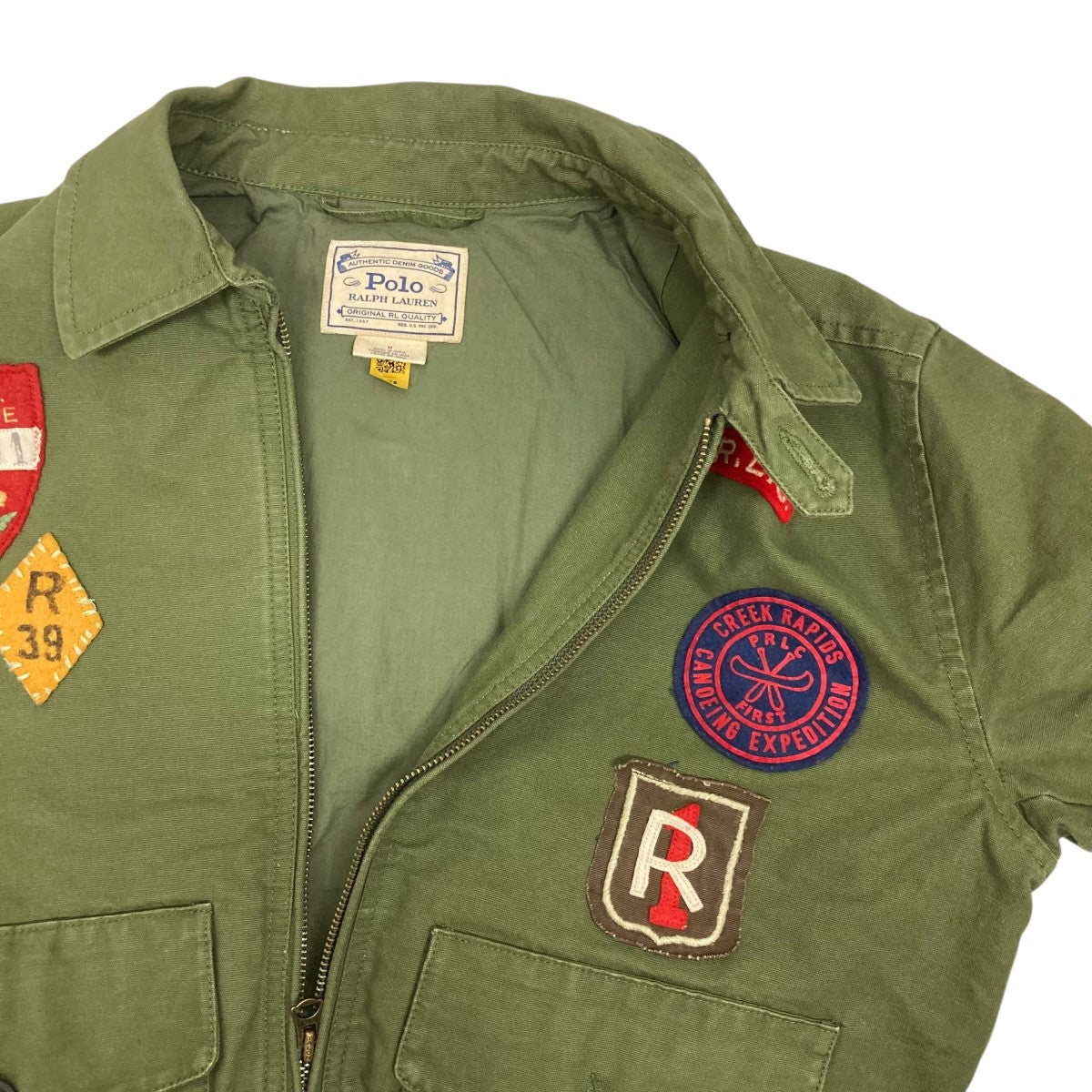 POLO RALPH LAUREN MA-1 ミリタリー ジャケット ワッペン 中古・古着通販】POLO RALPH LAUREN (ポロ・ラルフローレン