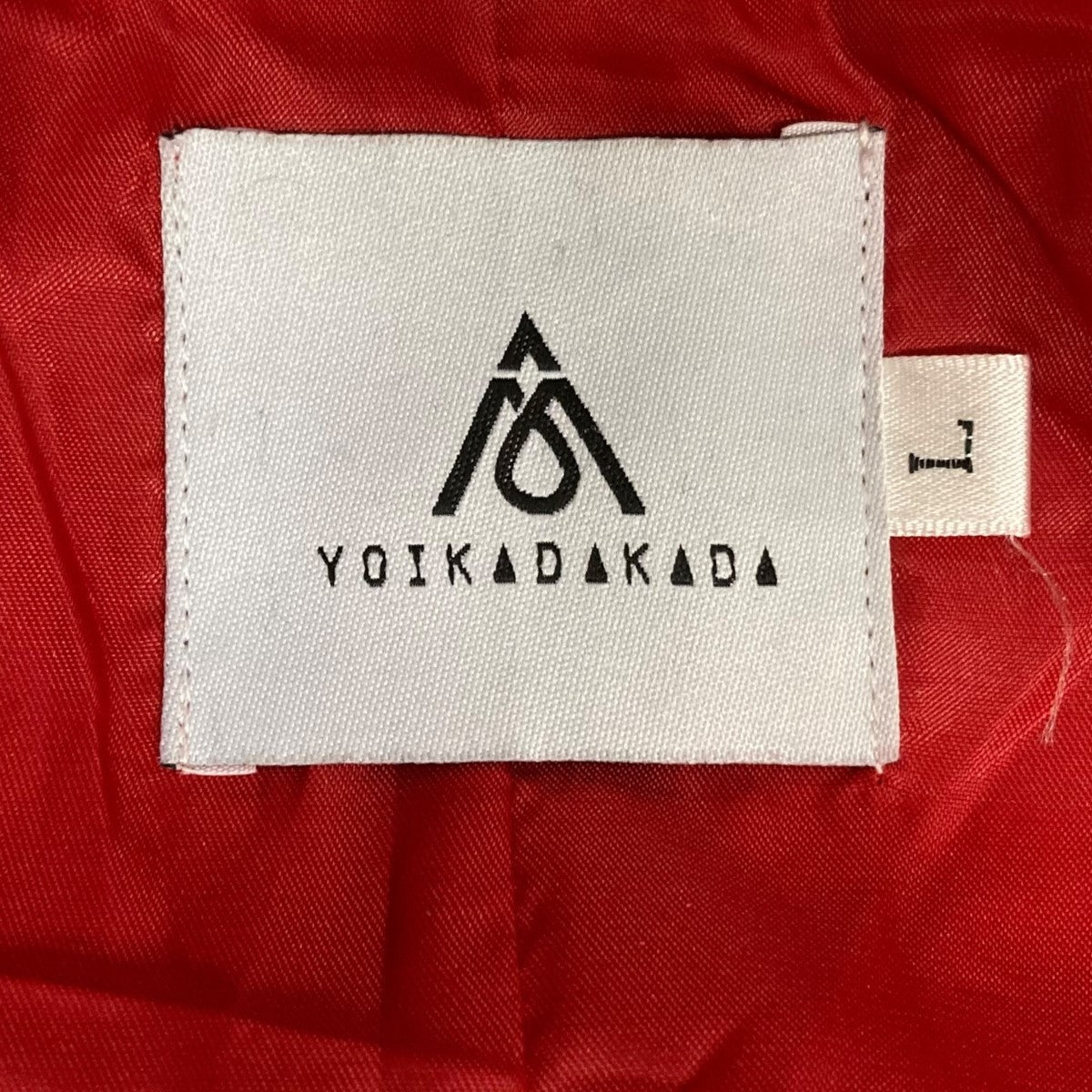 YOIKADAKADA ストライプテーラードジャケット 古着・中古-8枚目のアイテム画像