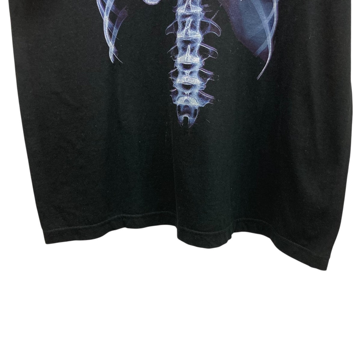 【極美品】wataru tominaga花柄転写ポロシャツ サイズ2 WATARU TOMINAGA(ワタルトミナガ) プリントTシャツ ブラック