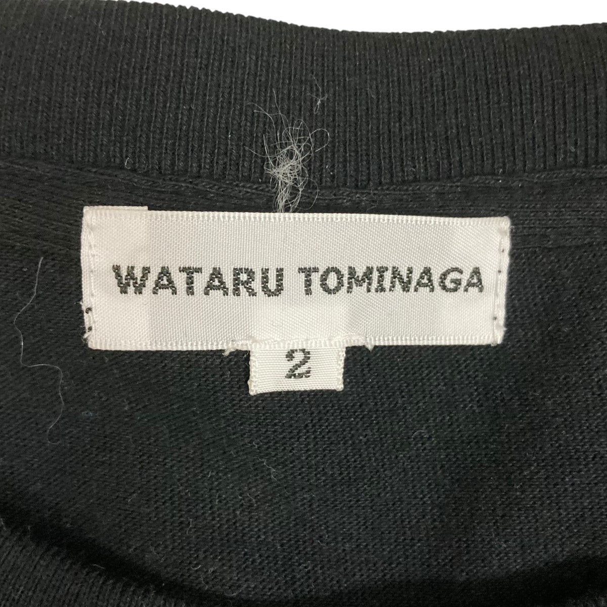 WATARU TOMINAGA プリントTシャツ WATARU TOMINAGA(ワタルトミナガ) プリントTシャツ ブラック