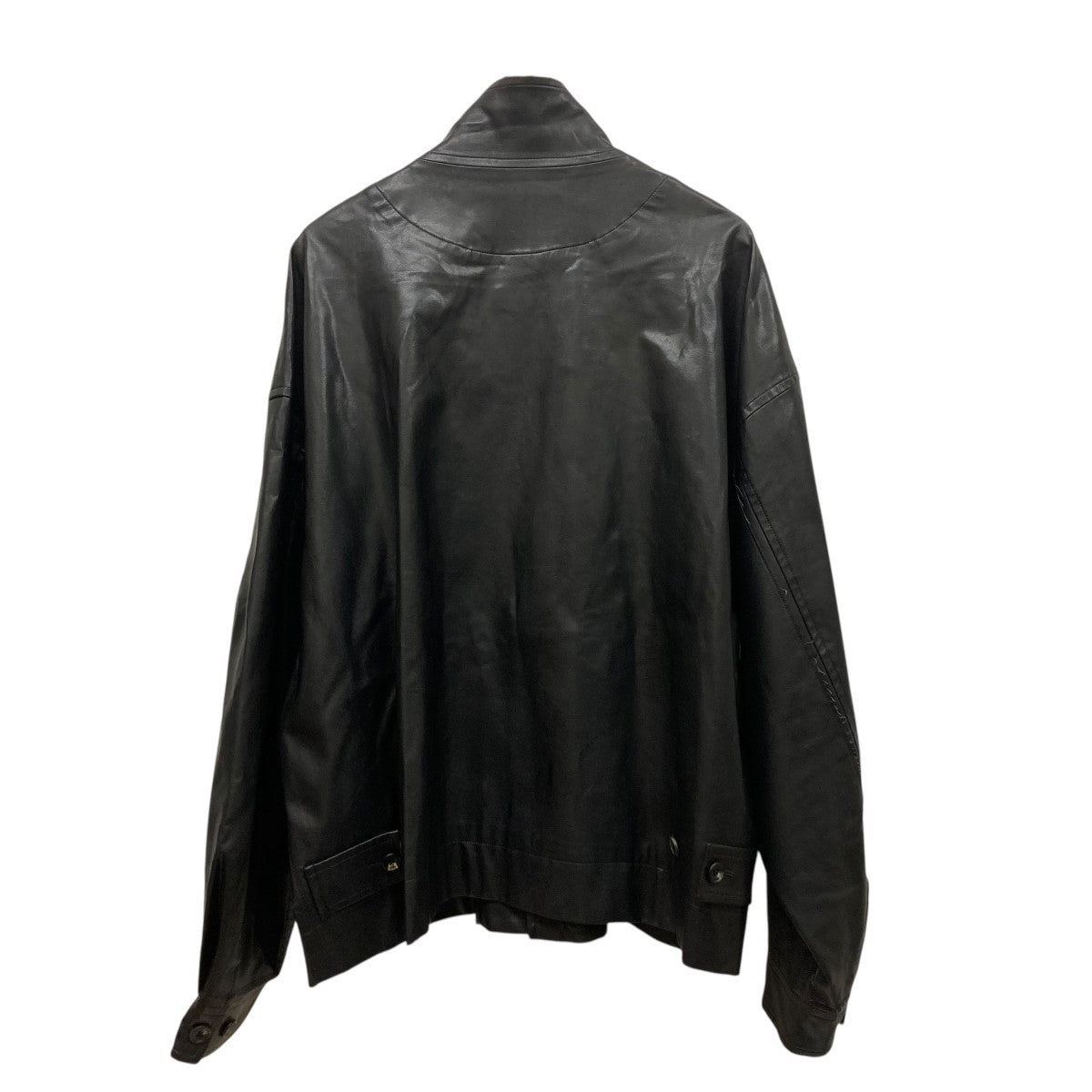 STEELE フェイクレザージャケット stein(シュタイン) OVER SLEEVE FAKE LEATHER JACKETフェイク