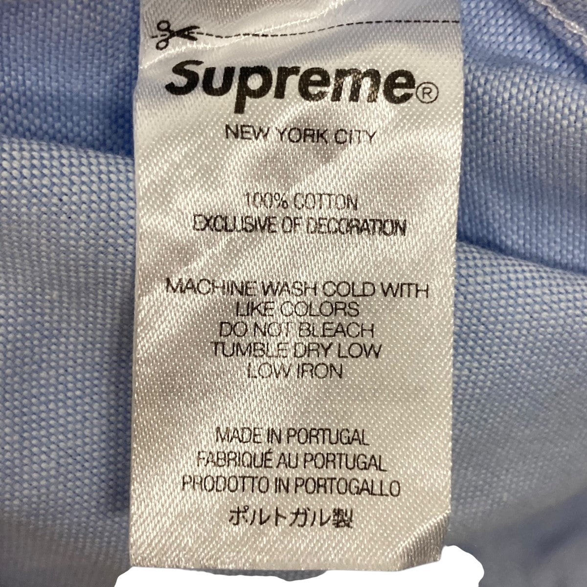 Supreme 23SSLoose Fit S S Oxford Shirt胸ポケット刺しゅう半袖シャツ 古着・中古-5枚目のアイテム画像
