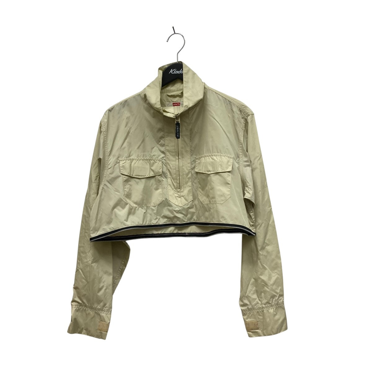 LEVI’S 90s2WAYハーフジップパッカブルナイロンジャケット 古着・中古-3枚目のアイテム画像
