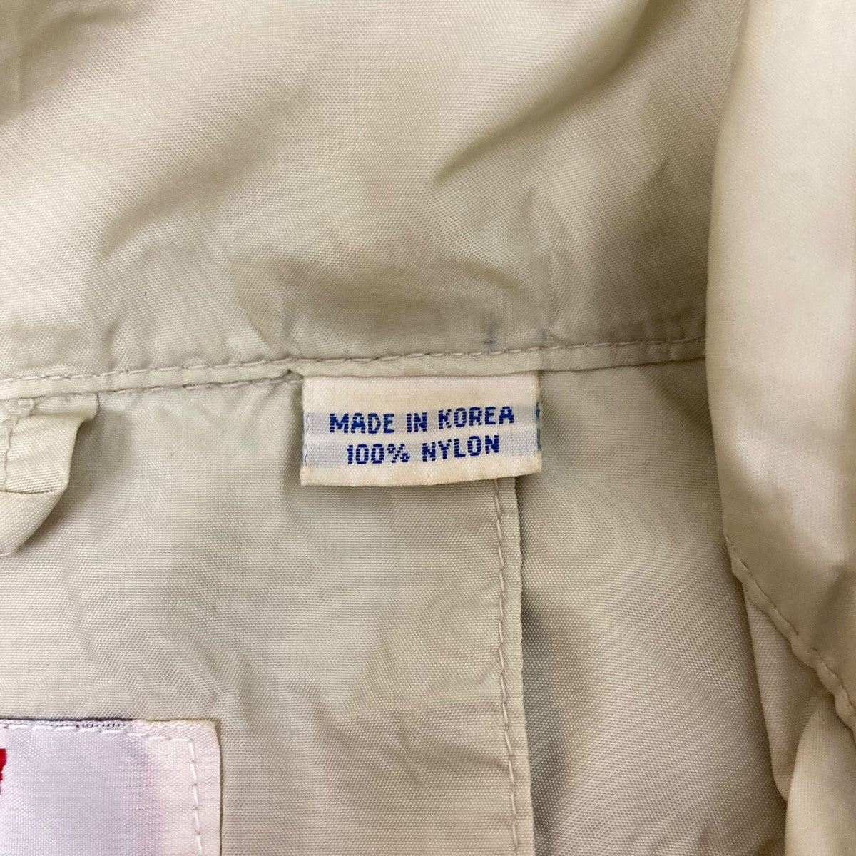 LEVI’S 90s2WAYハーフジップパッカブルナイロンジャケット 古着・中古-8枚目のアイテム画像
