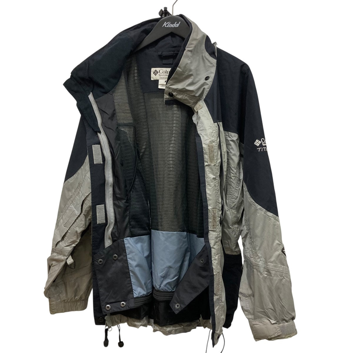 【専用】90s Columbiaナイロンシェルジャケット 中綿 90s Columbia コロンビア Cornice バイカラー デザイン ナイロン